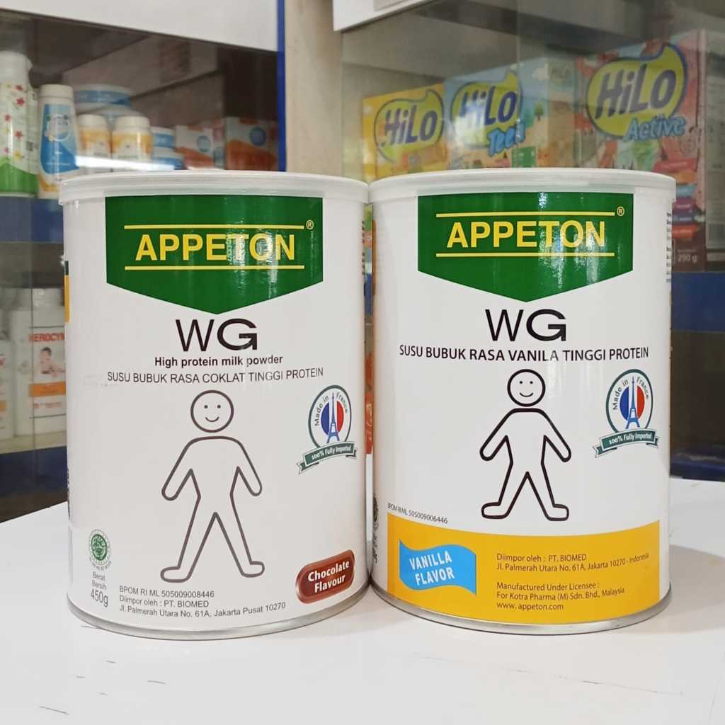 

Appeton WG 450g / Untuk Menaikkan Berat Badan