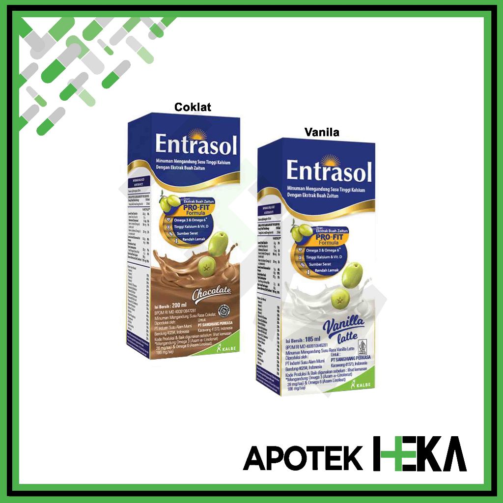 

Entrasol RTD Susu UHT 185 ml - Susu Siap Minum