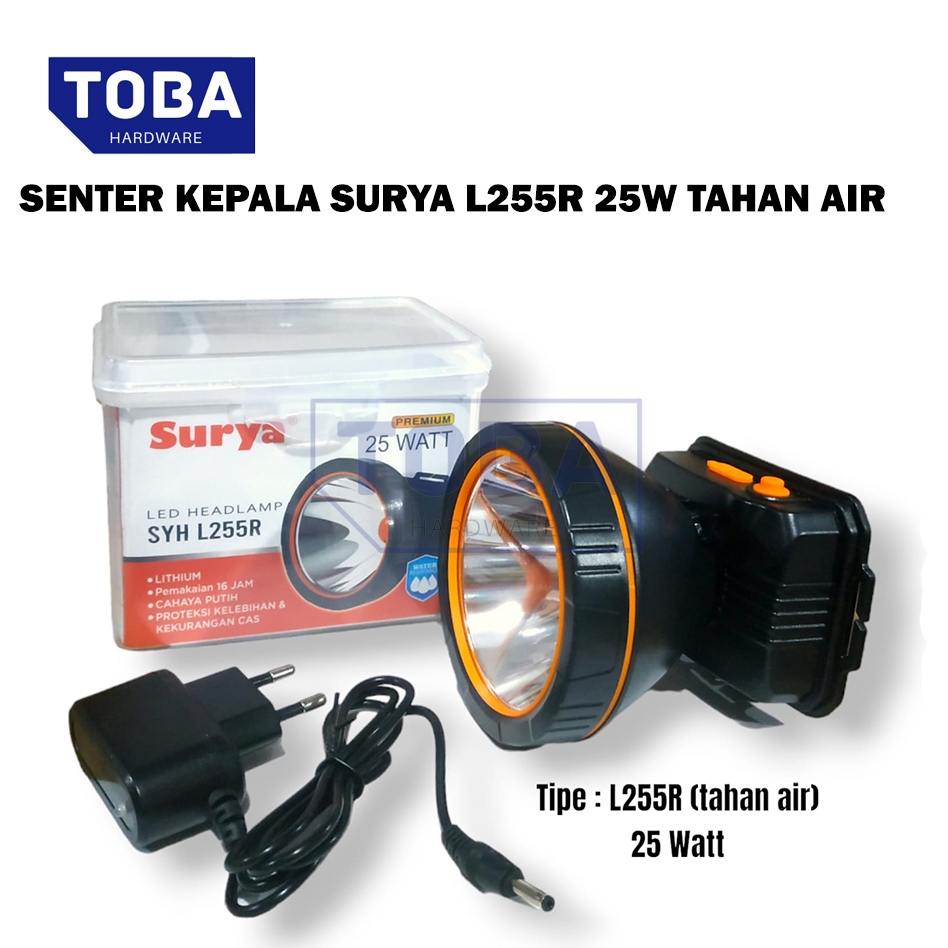 TOBA SENTER KEPALA SURYA L255 25W TAHAN AIR/ SENTER KEPALA SURYA TAHAN  AIR/ SENTER KEPALA SURYA/ SE