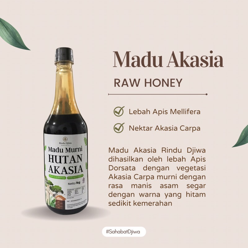 

Rindu Djiwa Madu Murni Hutan Akasia 1 Kg