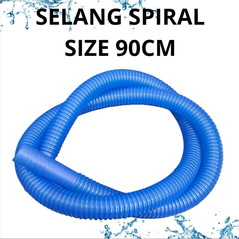 Selang Spiral Selang Filter Aquarium Panjang 90cm