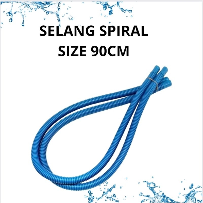 Selang Spiral Selang Filter Aquarium Panjang 90cm