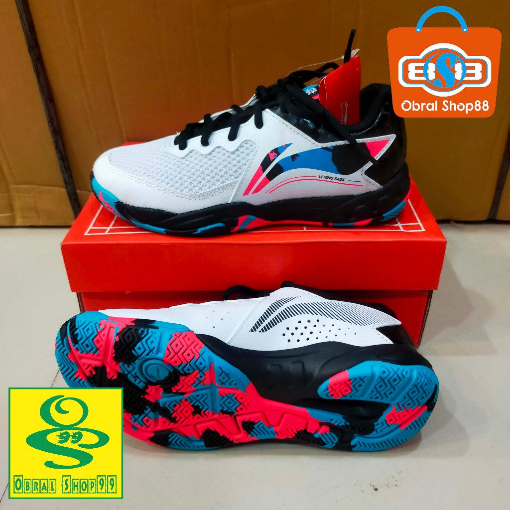 SEPATU BADMINTON LINING SAGA II JUNIOR ORIGINAL