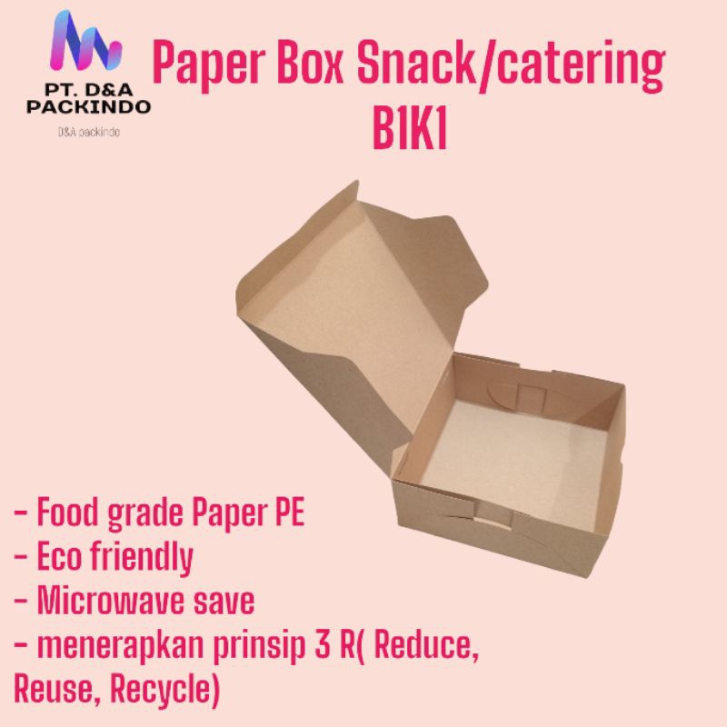 

Paper Box Snack B1K1 Ukuran 12x14x6.5