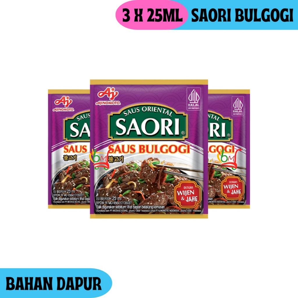 

3PCS Saori Bulgogi Bumbu Masak Lezat dan Praktis