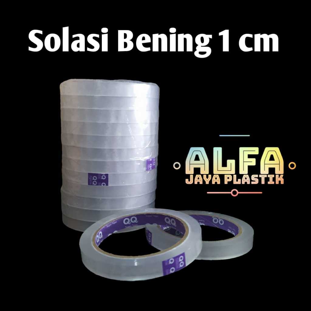 

Solasi / solatip bening 1 cm