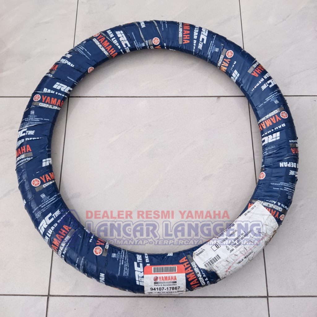 BAN LUAR DEPAN IRC YGP NF63B 70/90-17 JUPITER Z1/MOPED ORIGINAL YAMAHA 94107-17867