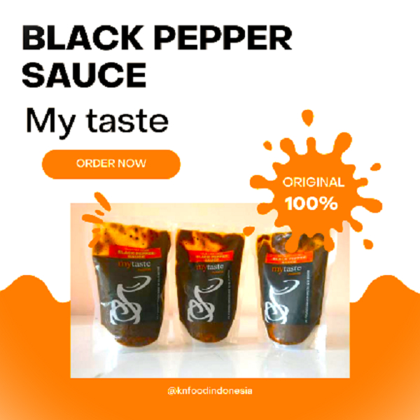 

My Taste Blackpepper 500grm / Saus Lada Hitam My Taste 500gr