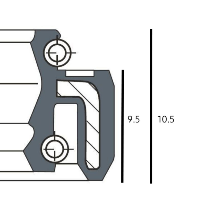 Oil Seal Shock Usd Ktm 85 105 Rc Duke 125 200 390 Front Fork Upsidedown As 43