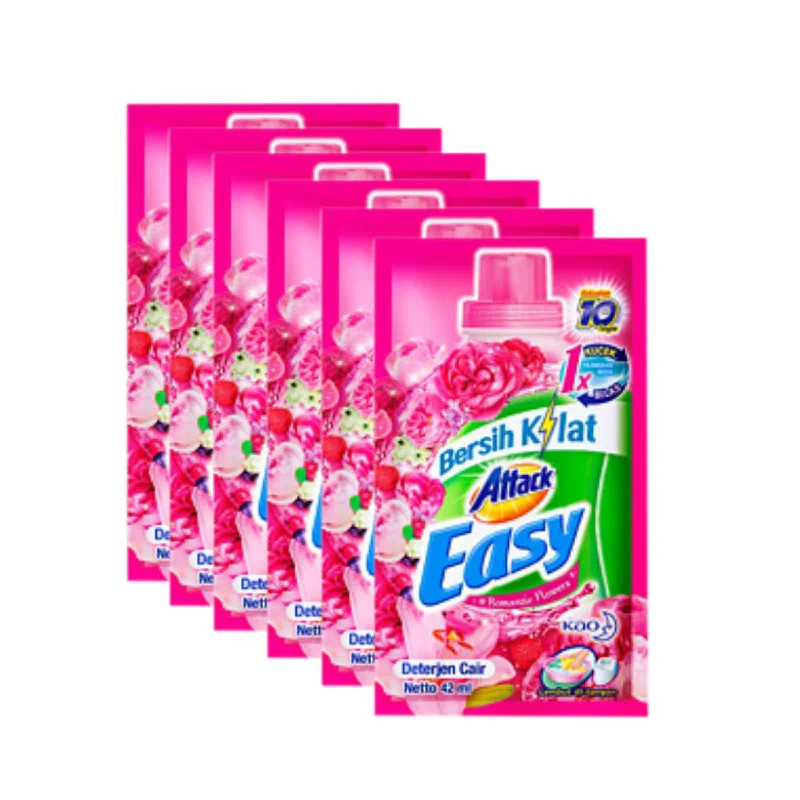 ATTACK EASY CAIR 42ML - 6 SACHET = 1 RENTENG