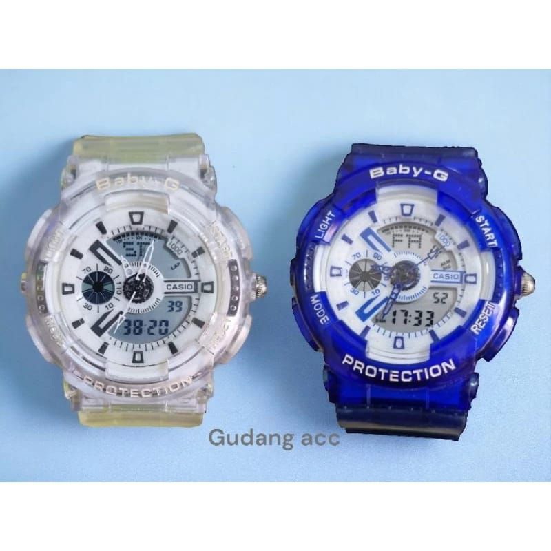 Jam Tangan Casio Baby-G double time/Jam Tangan dewasa/Jam Tangan anak