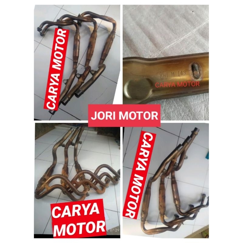 Header Leheran pipa knalpot standar original Kawasaki ninja 250 fi KHI asli original terlaris