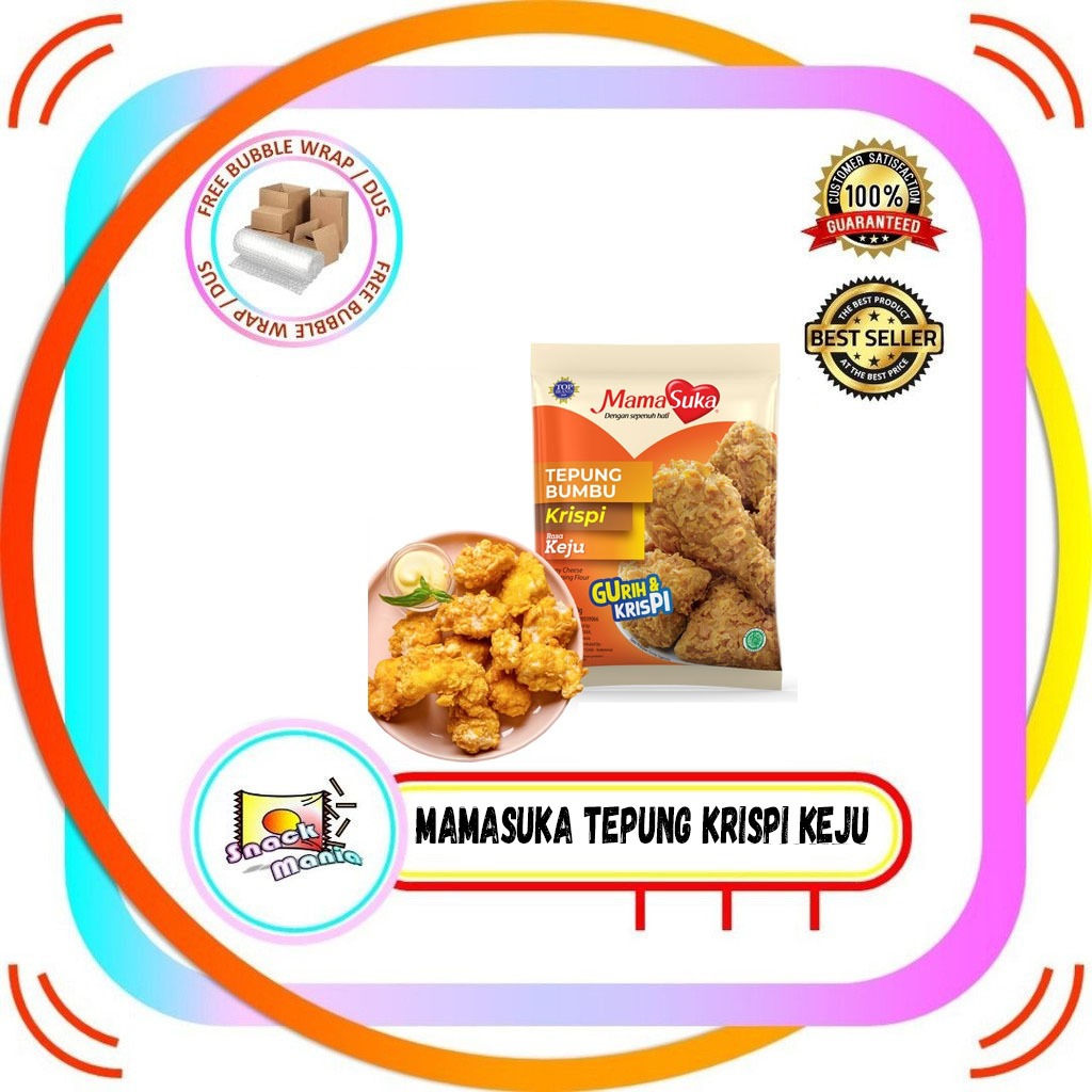 

Mamasuka Tepung Bumbu Krispi KEJU 170 gr Mama Suka