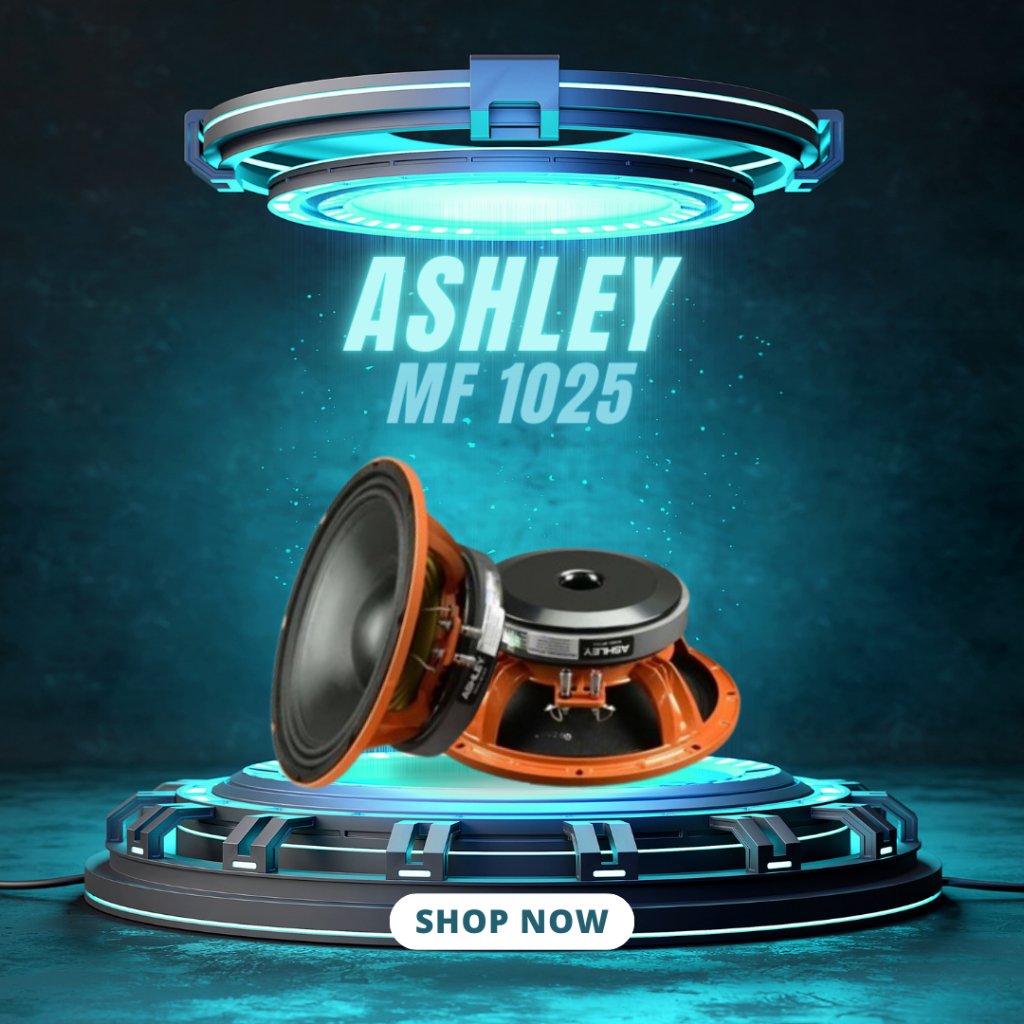 SPEAKER KOMPONEN ASHLEY MF 1025 / MF1025 / MF-1025 10 INCH GARANSI RESMI ASHLEY