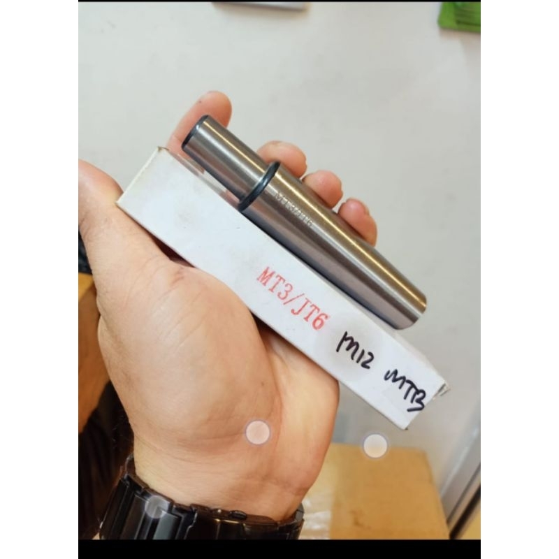 Arbor MT3 JT6 M12 , gagang drill chuk MTB3 drat m12 . Arbor bor frais mt3