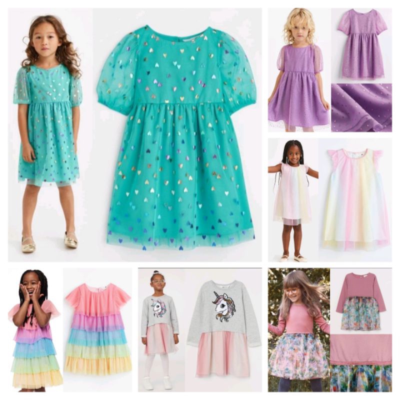 DRESS TULLE HM ANAK PEREMPUAN