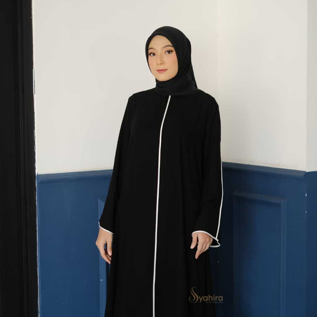 BESTPROMO Gamis Abaya hitam Turkey dress hitam arab model gamis terbaru abaya polos jumbo abaya