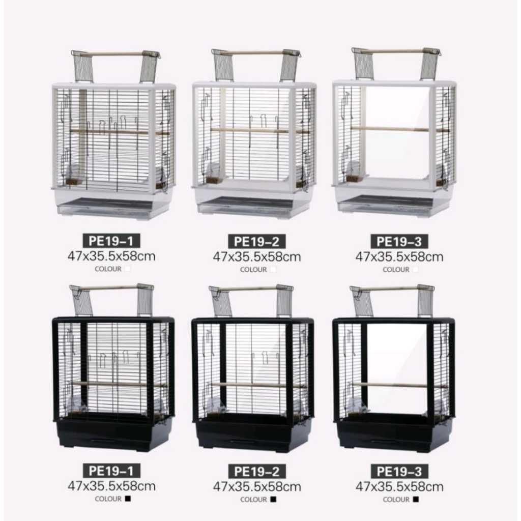 Kandang Burung Jagger Sangkar Parrot SG Falk Akrilik PE19