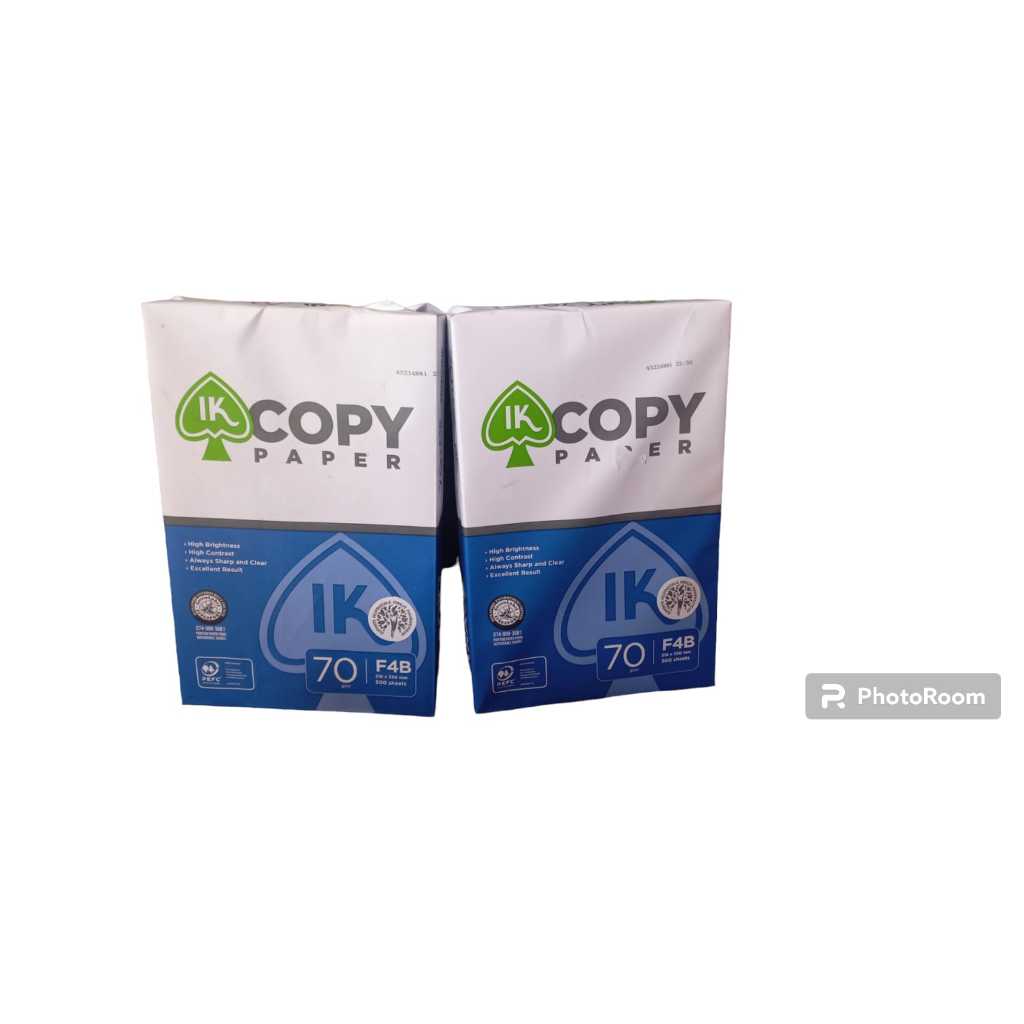 

KERTAS HVS COPY PAPER F4 FOLIO 70 GSM 1 RIM 500 LEMBAR