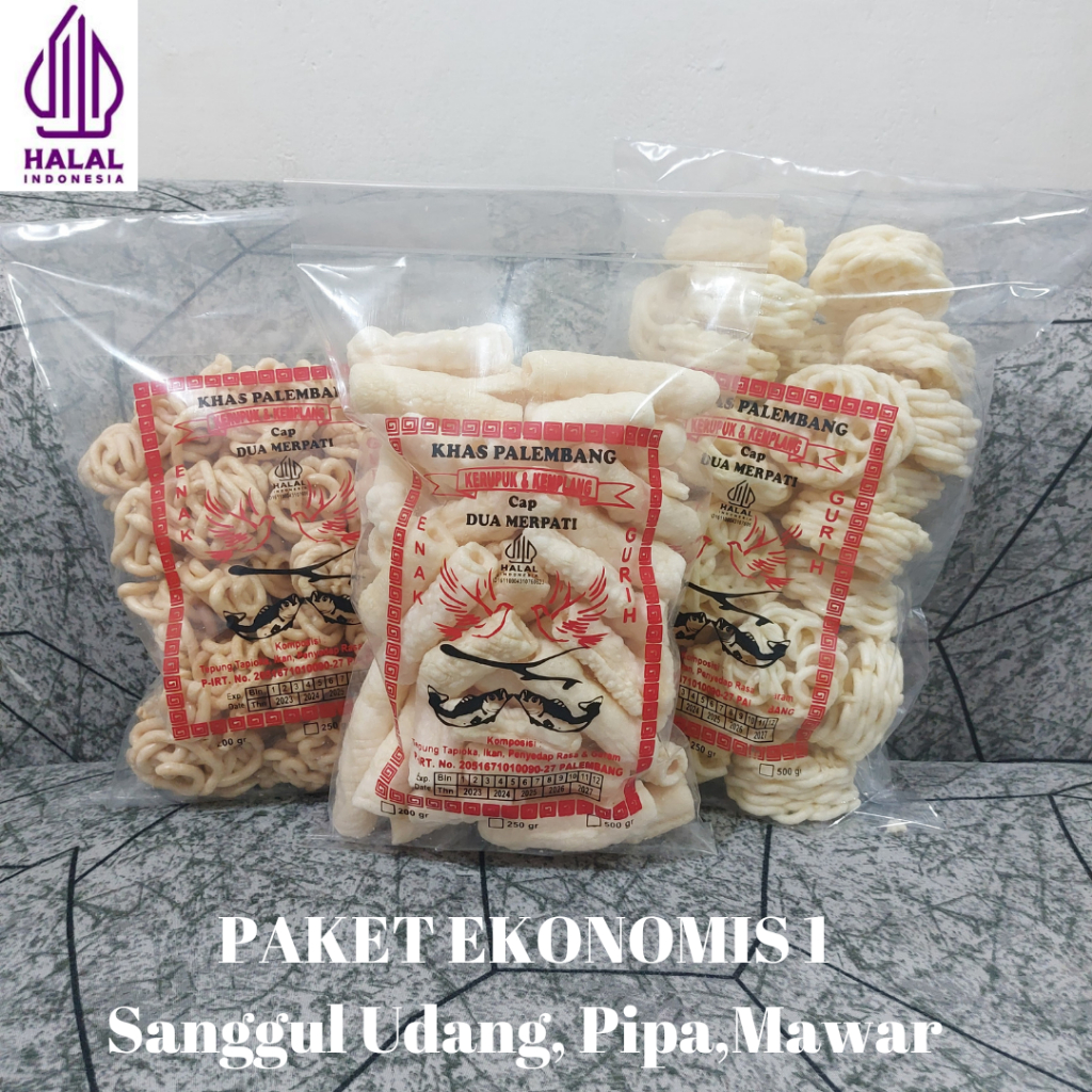 

PAKET EKONOMIS 1 [PIPA,MAWAR,SANGGUL UDANG] 750 GRAM