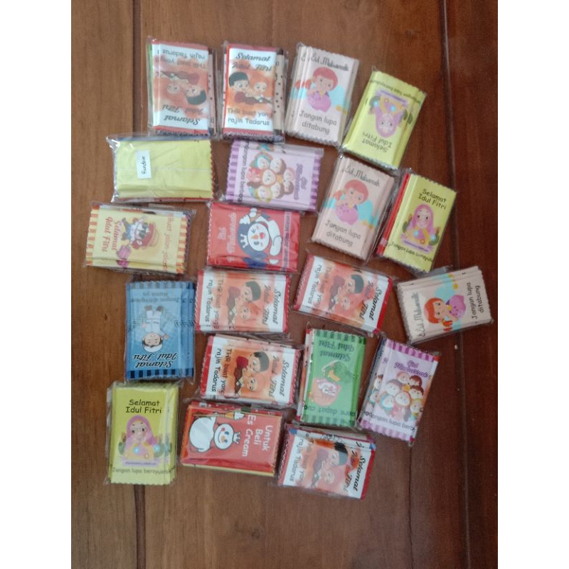 

amplop lebaran permen, amplop siap pakai