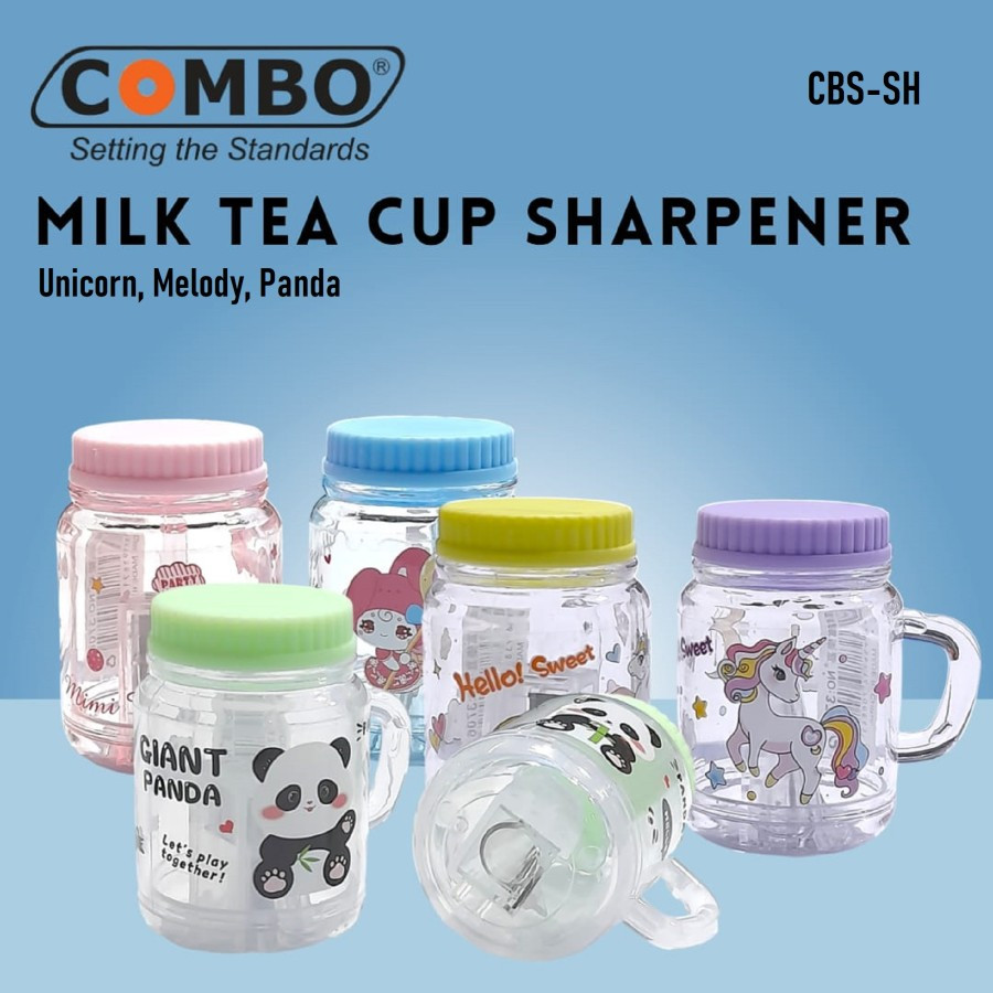 

Milk Tea Cup Pencil Sharpener / Serutan Lucu Drink / Rautan Gelas Cute