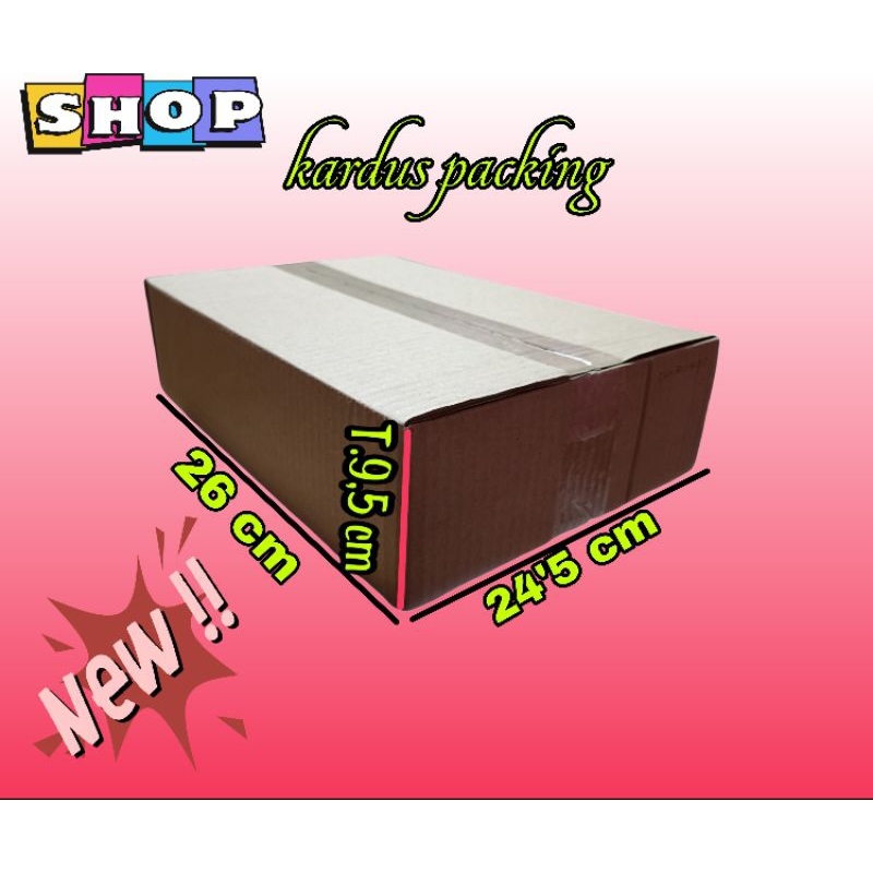 

kardus polos UK 36x24'5x9'5 kardus besar kardus packing