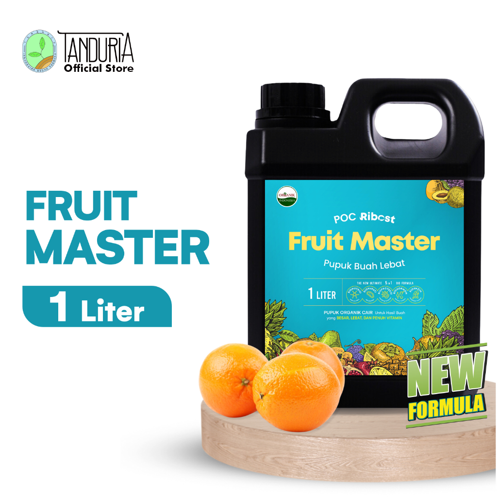 TANDURIA - Ribost Fruit Master Pelebat Buah Pupuk Organik Cair POC 1 Liter