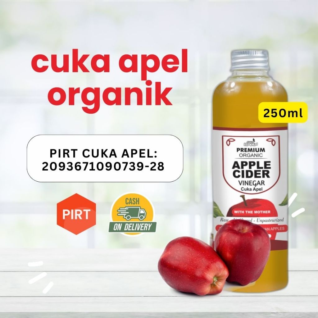 

CUKA APEL APPLE CIDER VINEGAR WITH MOTHER BY SUUR LEMOEN ID READY MAKASSAR