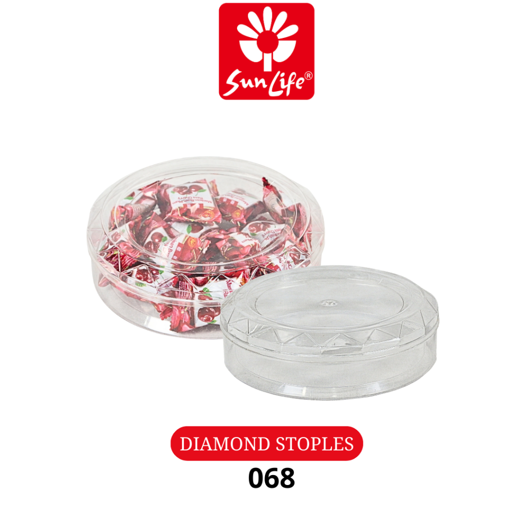 Sunlife Diamond Stoples Toples Plastik Kue Kering  Serbaguna Kapasitas 750 gr (12 pcs) 068