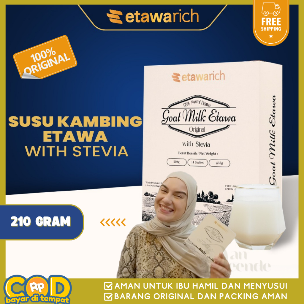 

Etawarich Susu Kambing Etawa Bubuk Original Mendukung Imunitas Juga Memperkuat Daya Tahan Tubuh