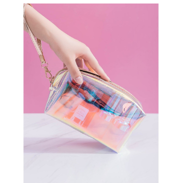 Tas Make Up Pouch Make Up Tas Kosmetik Transparan PVC Anti Air