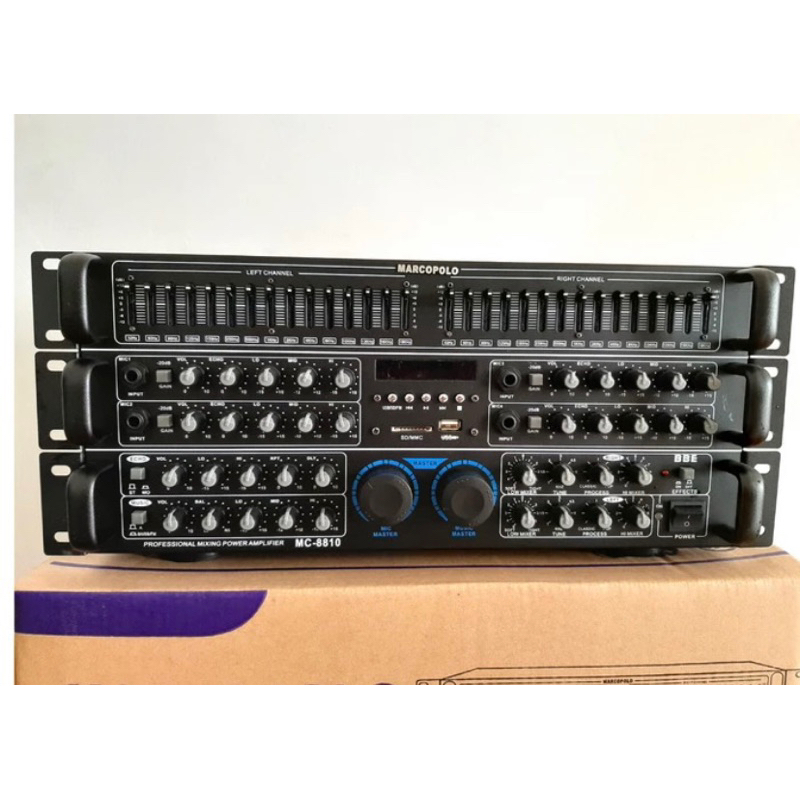 AMPLIFIER power mixer MARCOPOLO MC 8810/usb/mp3/bluetooth