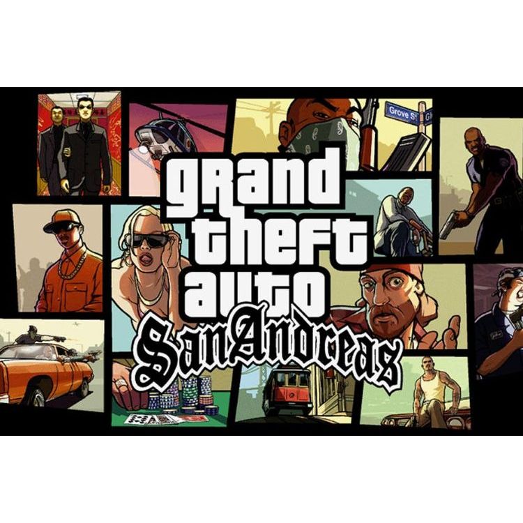 GTA San Andreas Grand Theft Auto San Andreas GAME PC LAPTOP