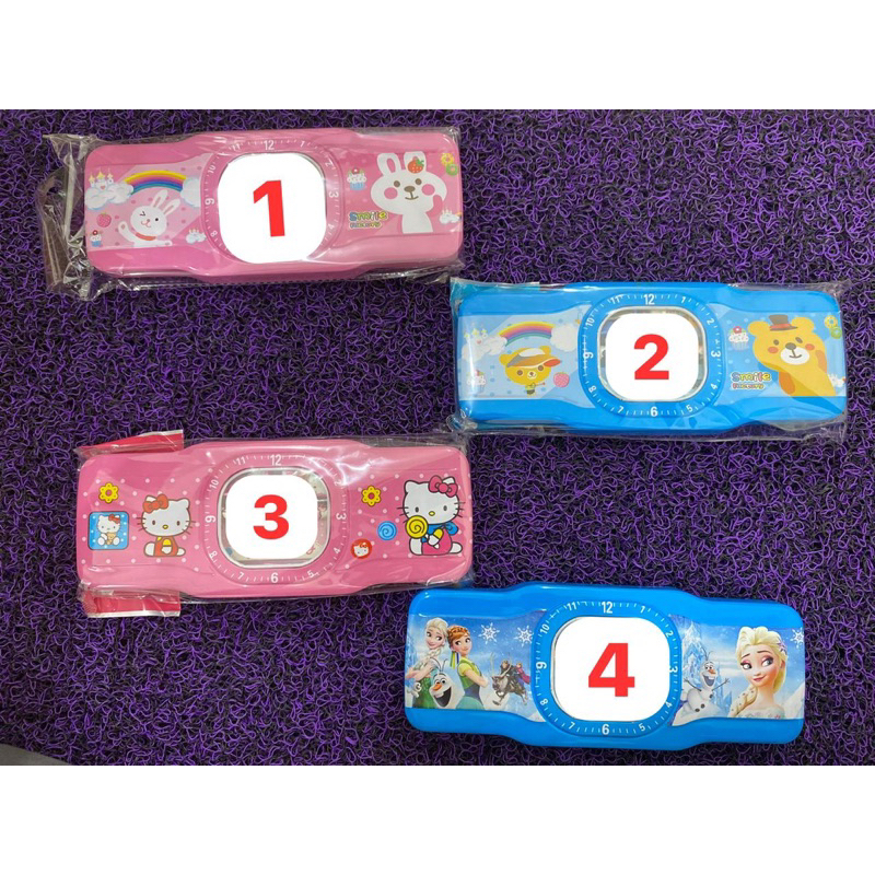 

kotak pensil bentuk jam plus pensil set lengkap 817