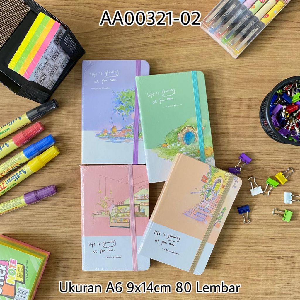 

MEMO AA00321-02 A6-80 LIFE GL UKURAN A6 - NOTE BOOK DIARY BUKU CATATAN