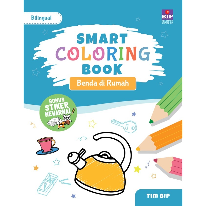 Smart Coloring Book: Benda Dirumah