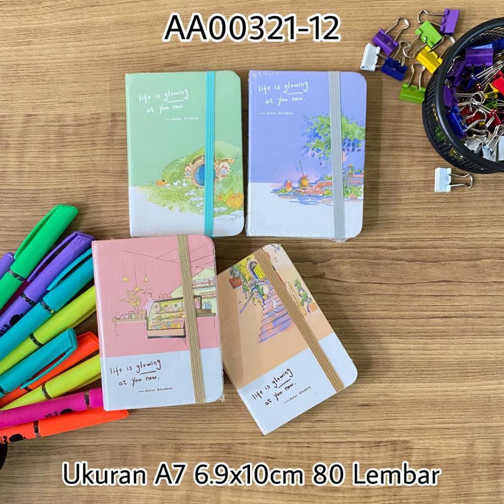 

MEMO AA00321-12 A7-80 GLOWING UKURAN A7- NOTEBOOK DIARY BUKU CATATAN