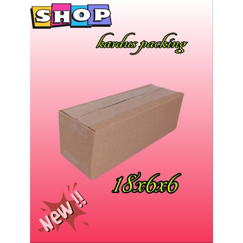 

kardus packing UK 18x6x6 kardus polos kardus kecil