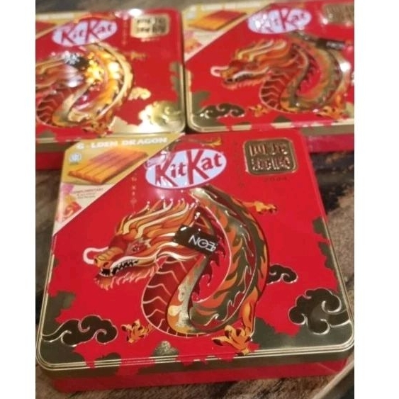 kit kat golden dragon kitkat coklat hampers cny READY