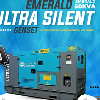 Genset Silent | 50 KVA | Genset Diesel Emerald Ultra Silent