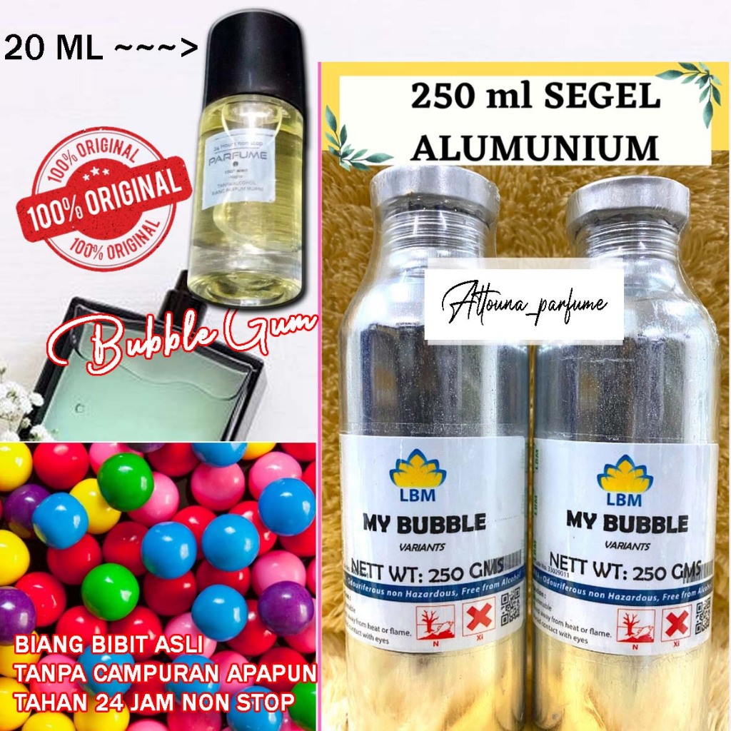 Parfum BUBBLE GUM  Original LBM - Parfume viral parvume minyak wangi
