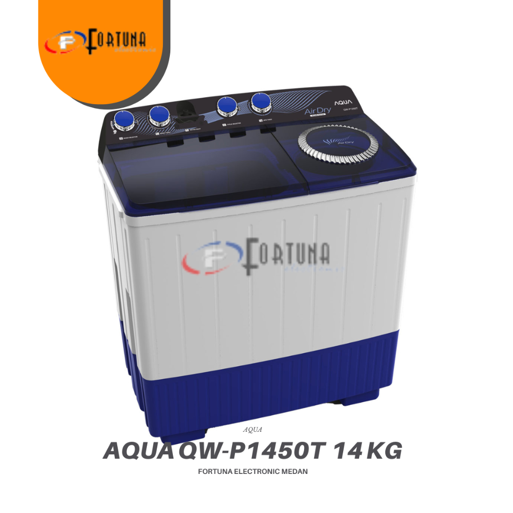 MESIN CUCI AQUA QW1450T 2 TABUNG 14KG QW 1450T MEDAN