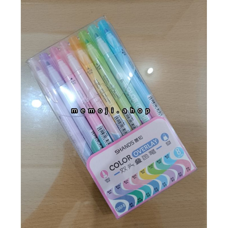 

Twin Head Highlighter Color Overlay SHANDS 8pc