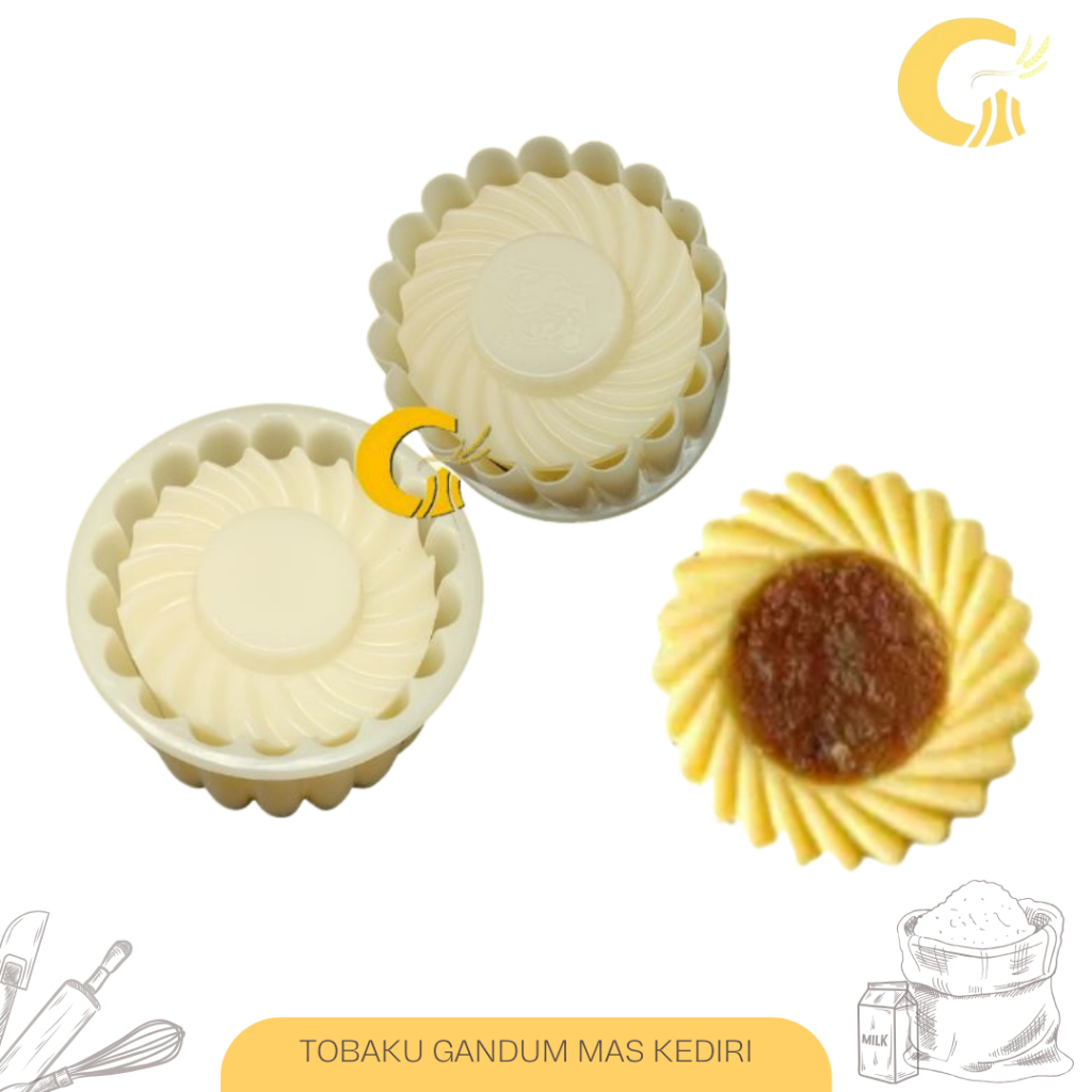 Cetakan Acuan No. 104 Sin Lian Jam Tart Plastik Cetakan Nastar Cetakan Kue Kering
