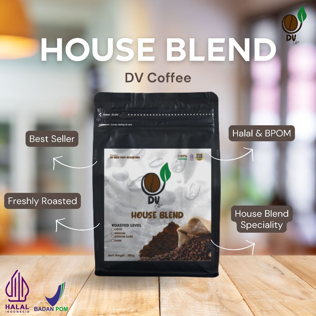 

DV Coffee Kopi Susu House Blend - 200 gram