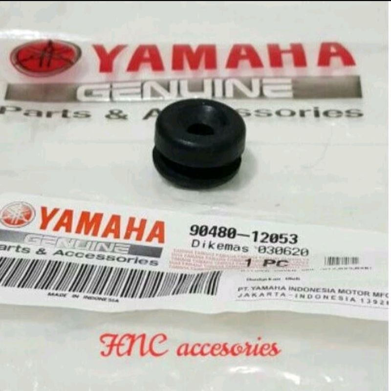 KARET GROMMED BULAT TUTUP ACCU KEMPOLAN RX KING ORIGINAL YAMAHA YGP
