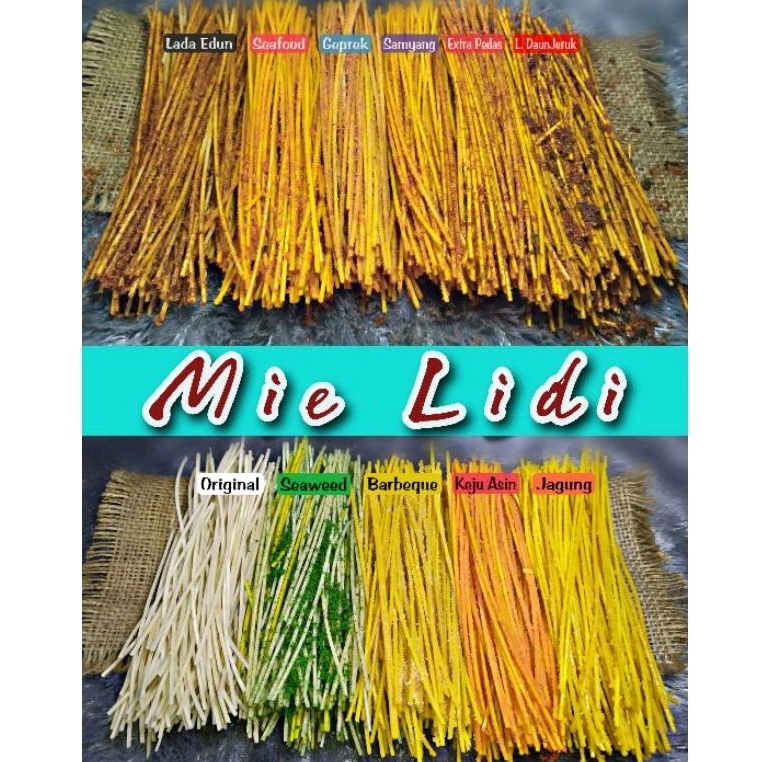 

PEDO, Mie Lidi Pedas daun jeruk | Mie binting 11 variant rasa