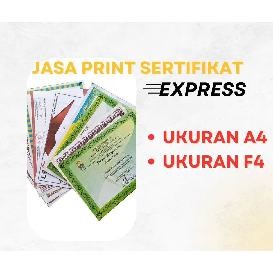 

PRMO CETAK SERTIFIKAT/CETAK PIAGAM TERMURAH