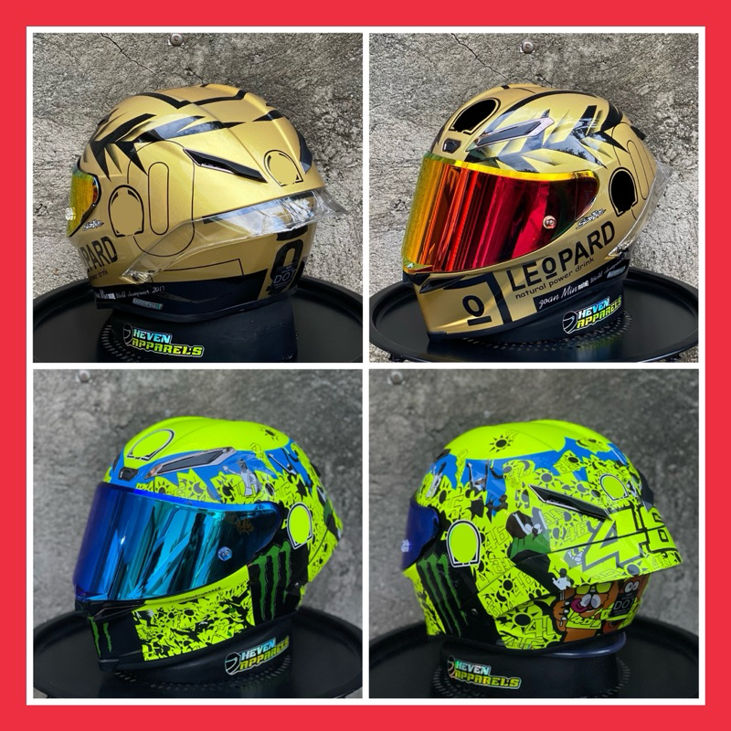 helm Pista Gpr clone frp not shoei kyt